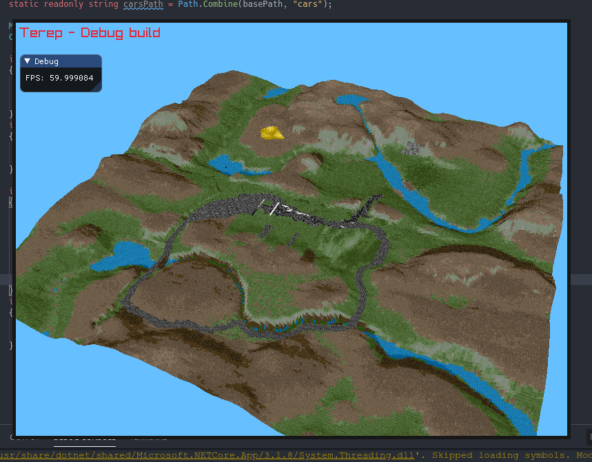Loaded map